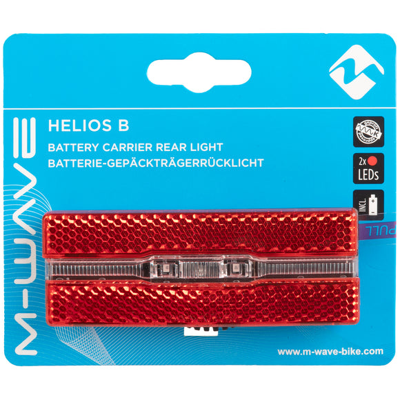 M-Wave LED-Rücklicht für Gepäckträger batteriebetrieben
