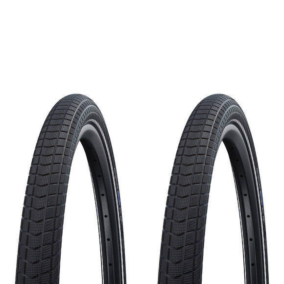 2 Stk. 20 Zoll Reifen 20x2.15 Schwalbe Big Ben mit Pannenschutz und Schlauchauswahl, 55-406, 67 TPI