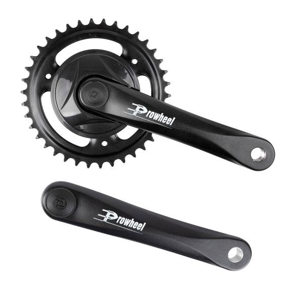 Kettenradgarnitur 1-Gang 38 Zähne 170mm, schwarz