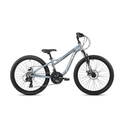 24 Zoll Romet Rambler Fit Mountainbike 21-Gang, 13" Alurahmen, Grau