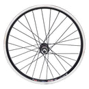 20 Zoll Vorderrad Fahrrad Hohlkammerfelge Alu 28 Loch Speichen, schwarz-silber-2