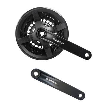Shimano Kettenradgarnitur FC-TY301 6/7/8-Gang 42-34-24 170mm, schwarz