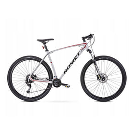 29 Zoll Romet Mustang M1 Mountainbike 21" Alurahmen, Grau-Rot