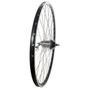 28 Zoll Hinterrad 7-Gang Shimano Nabenschaltung Rücktritt, Geöste Alu-Hohlkammerfelge schwarz-silber-1