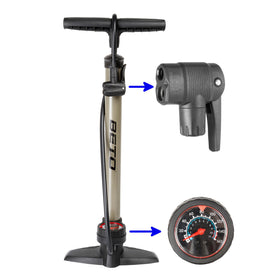 Beto Standpumpe für alle Ventile mit Manometer