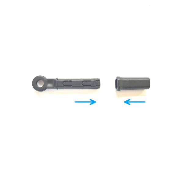 2 Stk. Sicherheitsclip für Ø 4mm Schutzblech-Streben, passend zu Mud Max II