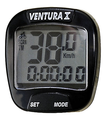 Ventura Fahrradcomputer X Tacho 10 Funktionen, verschiedene Farben - 0