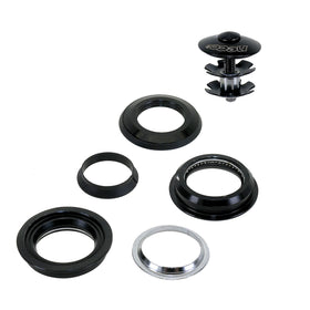 Ahead-Semi-Integrated-Steuersatz, 1.1/8 Zoll, Alu/ Stahl, schwarz, 28.6/44.0/30.0 mm - 0