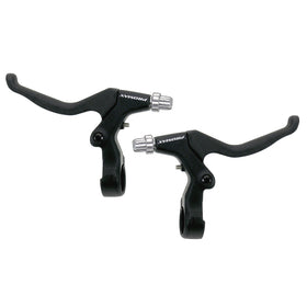 1 Paar Promax Bremshebel aus Aluminium 3-4 Finger, schwarz