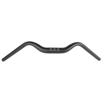 e-Trekking Lenker 640mm Alu für 31,8mm, schwarz - 0