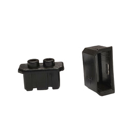 Stecker für Nabendynamo passend zu Shimano, schwarz