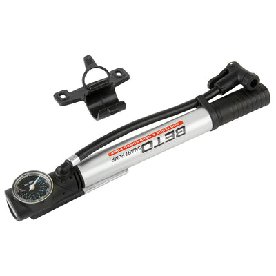 Beto Ministandpumpe mit Manometer für alle Ventile - 0