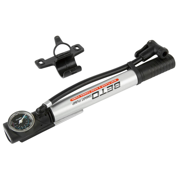 Beto Ministandpumpe mit Manometer für alle Ventile