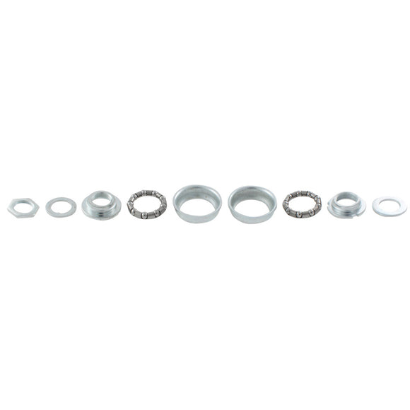 BMX Innenlager Set, Stahl verchromt, für Gehäusebreite 65-68 mm